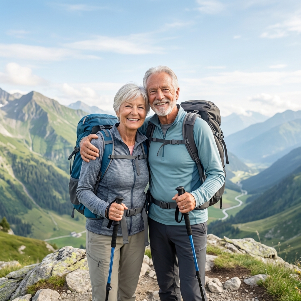 Wandern in den Schweizer Alpen